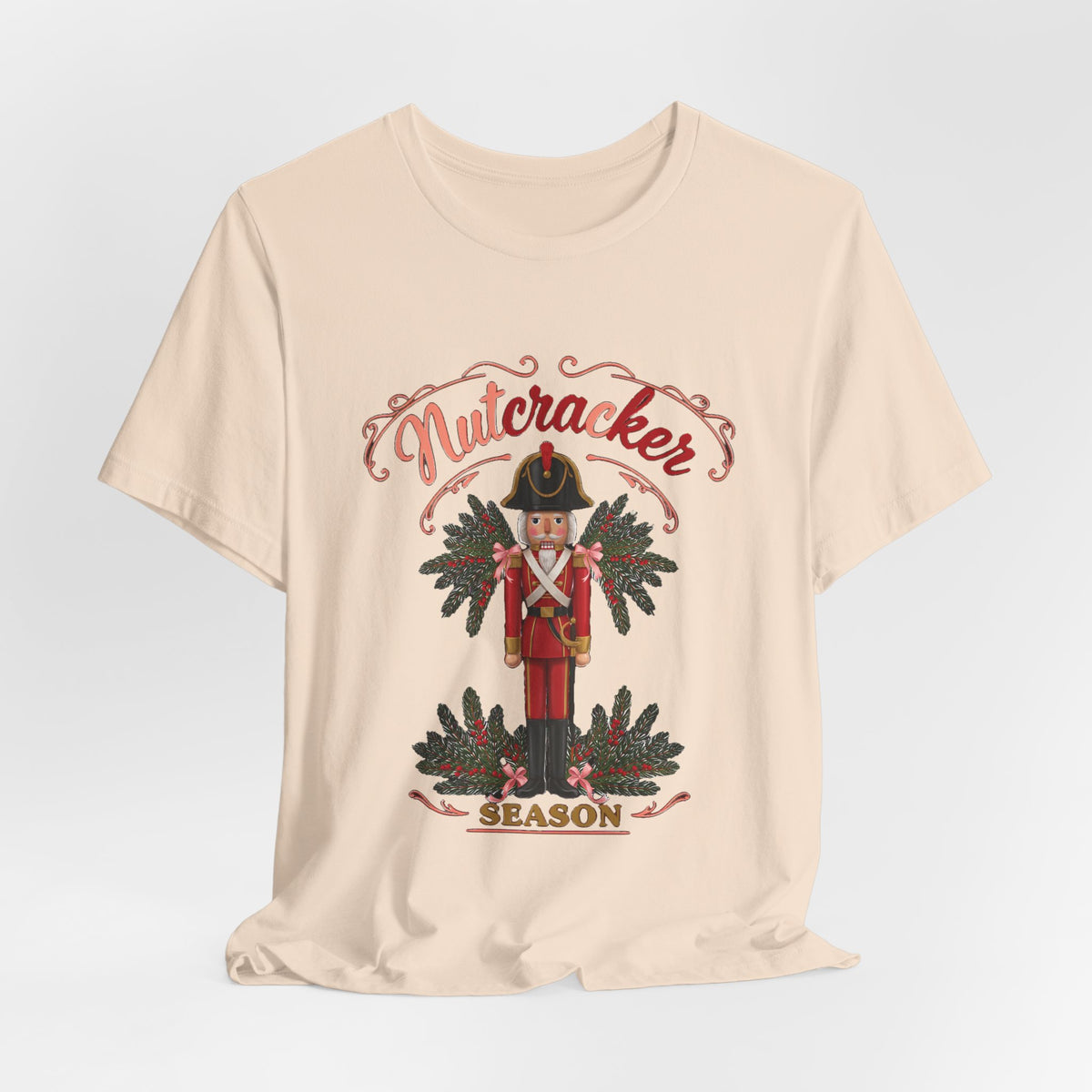 Nutcracker Season Shirt, Vintage Nutcracker T-Shirt, Pink Christmas Tee
