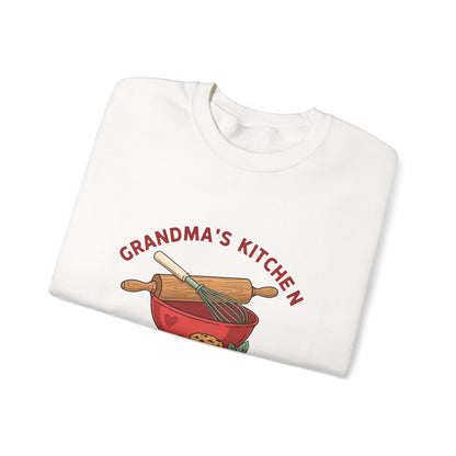 Grandma's Kitchen Love Served Daily Sweatshirt, Grandma Baking Crewneck, Gift for Grandma