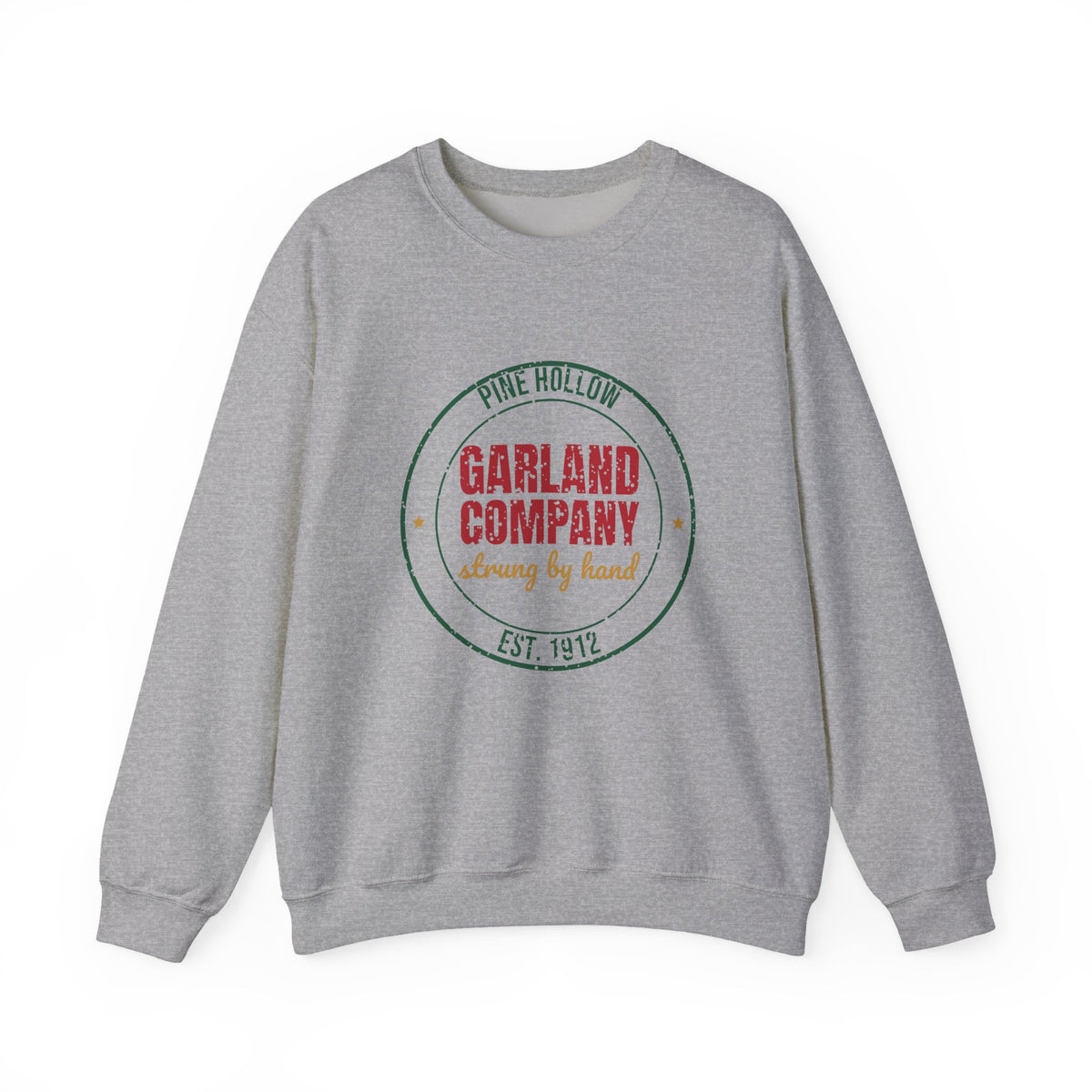 Pine Hollow Garland Company Est. 1912 Sweatshirt, Vintage Christmas Crewneck Sweatshirt