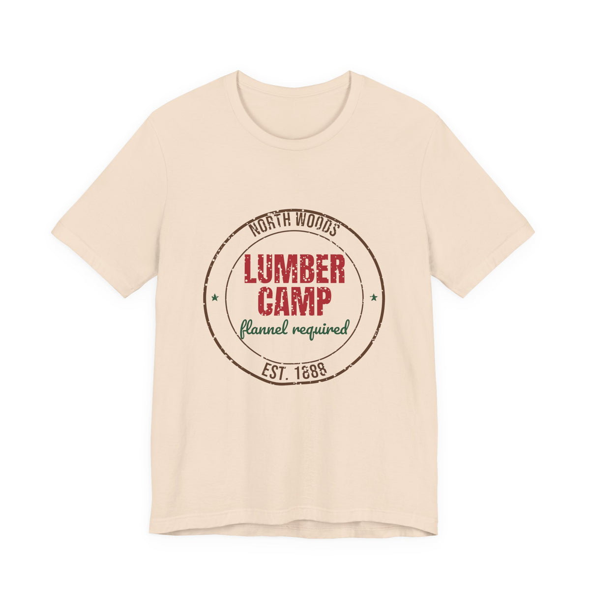 North Woods Lumber Camp Est. 1888 Shirt, Vintage Lumberjack T-Shirt, Vintage Lumberjack Gift