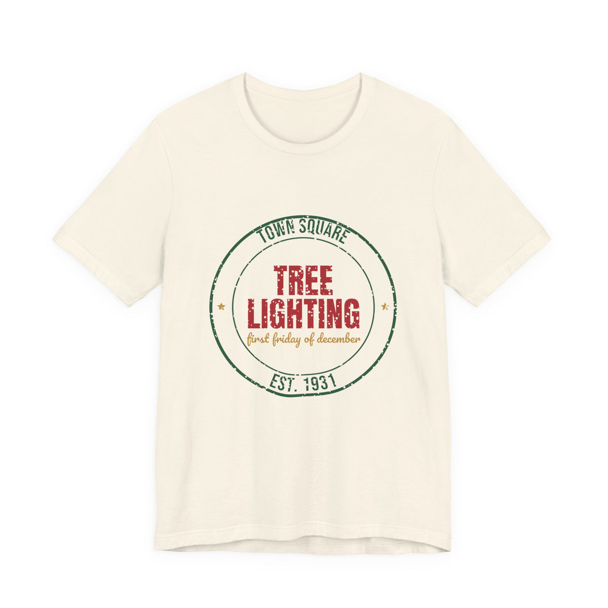 Town Square Tree Lighting Est. 1931 Shirt, Vintage Christmas T-Shirt, Vintage Christmas Gift