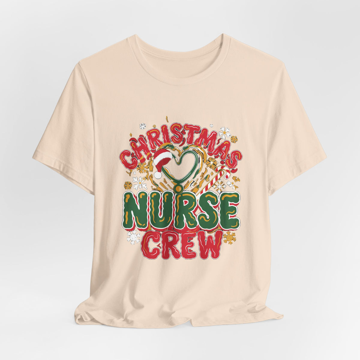 Christmas Nurse Crew Shirt, Retro Nurse Christmas T-Shirt, Holiday Gift for Nurses