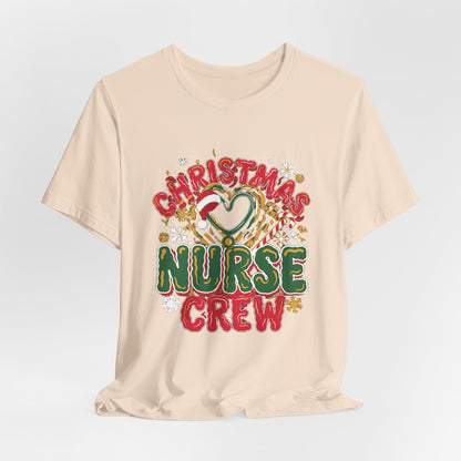 Christmas Nurse Crew Shirt, Retro Nurse Christmas T-Shirt, Holiday Gift for Nurses