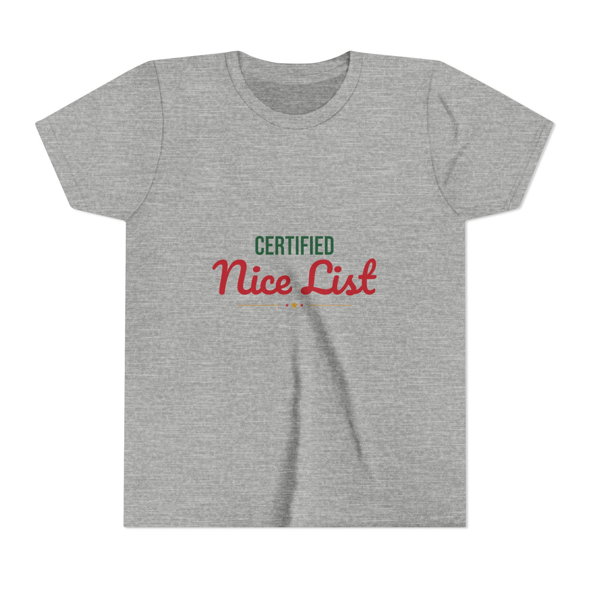 Certified Nice List Kids Shirt