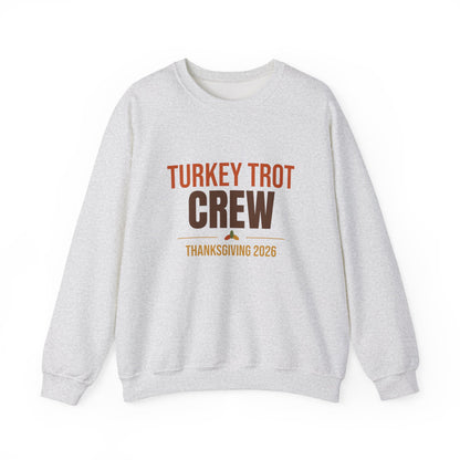 Turkey Trot Crew 2026 Sweatshirt, Thanksgiving Crewneck, Matching Thanksgiving Run Tee
