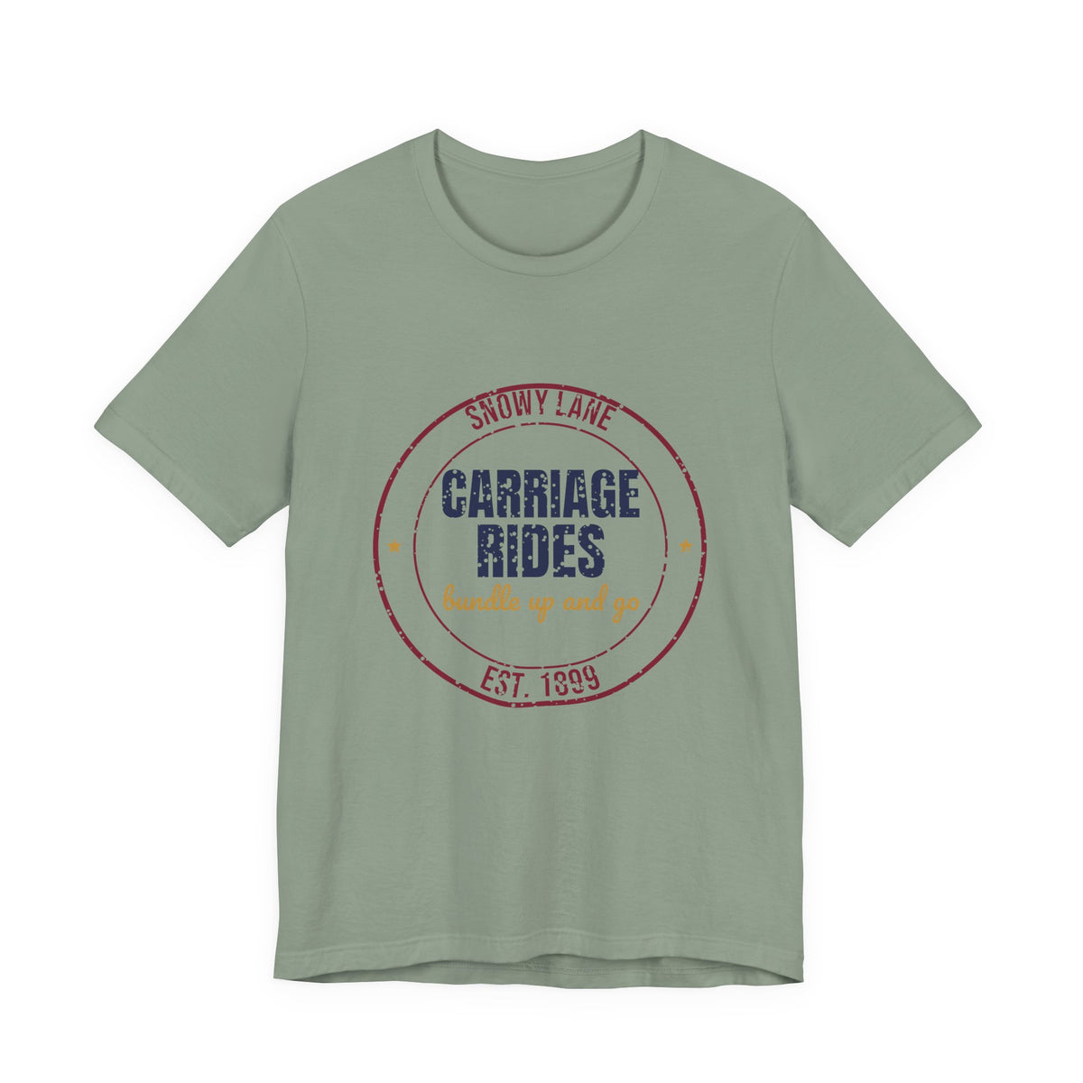 Snowy Lane Carriage Rides Est. 1899 Shirt, Vintage Winter T-Shirt, Vintage Winter Gift