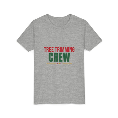 Tree Trimming Crew Kids Shirt, Kids Christmas Tree T-Shirt