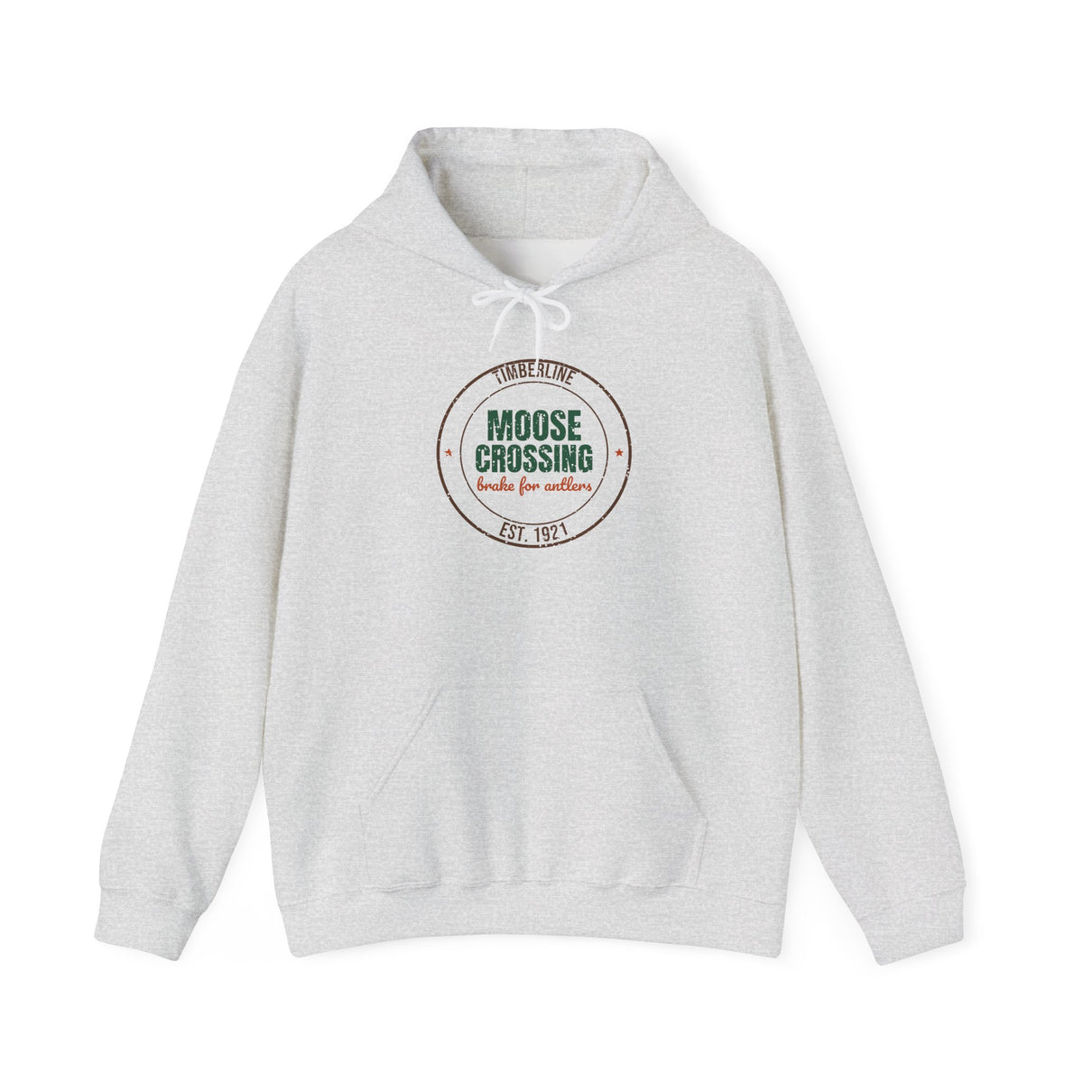 Timberline Moose Crossing Est. 1921 Hoodie, Vintage Moose Hoodie