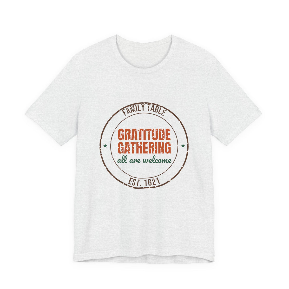 Family Table Gratitude Gathering Est. 1621 Shirt, Vintage Thanksgiving T-Shirt, Vintage Thanksgiving Gift