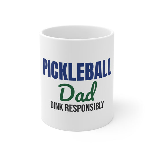 Pickleball Dad Dink Responsibly Mug