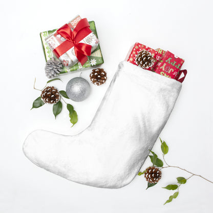 Dear Santa I've Been Good Christmas Stocking, Buffalo Plaid Holiday Stocking, Family Christmas Decor