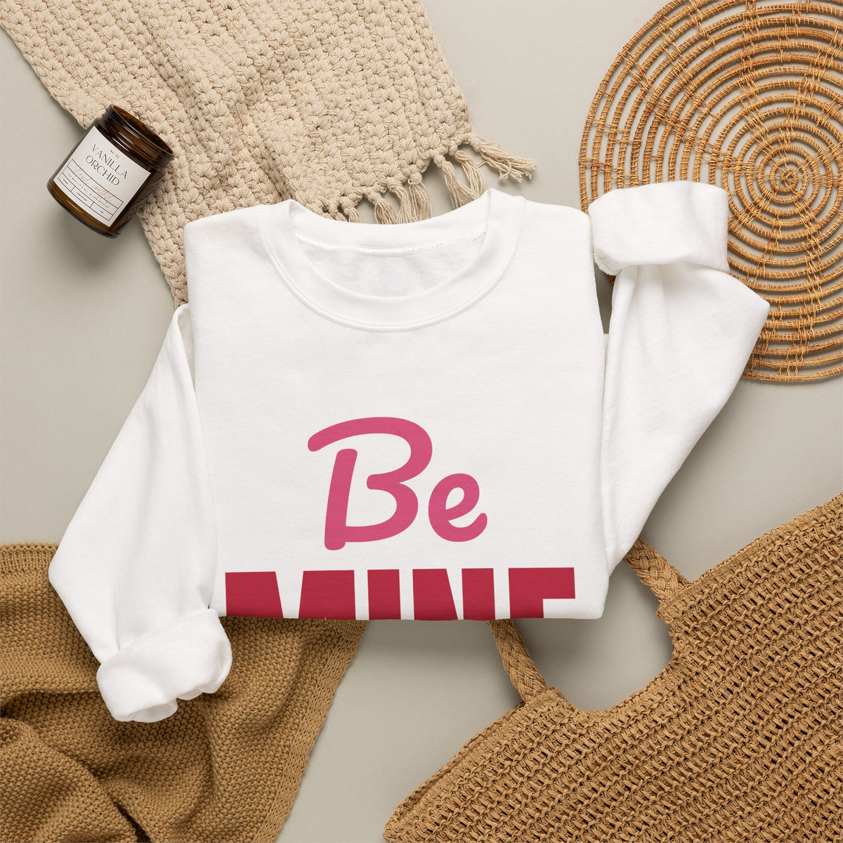 Be Mine Valentine Sweatshirt, Valentines Day Crewneck