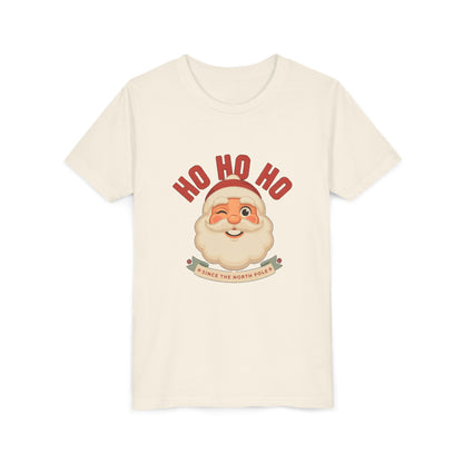 Ho Ho Ho Vintage Santa Kids Shirt, Kids Vintage Santa Christmas T-Shirt