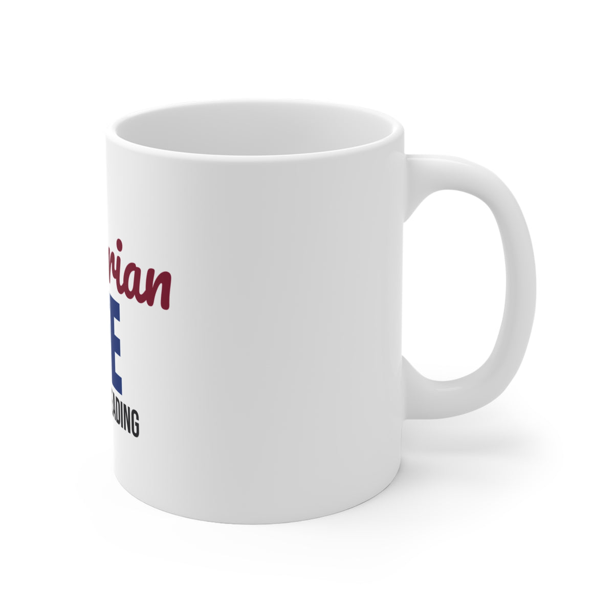 Librarian Life Shh I'm Reading Mug