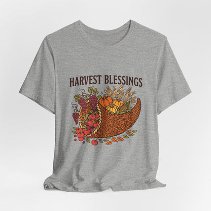 Harvest Blessings Shirt, Thanksgiving Harvest T-Shirt, Fall Tee