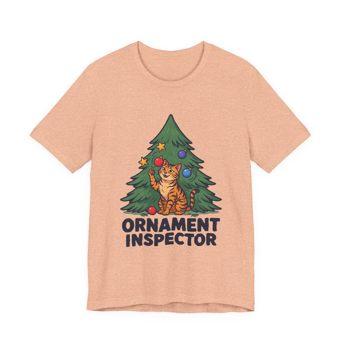 Ornament Inspector Christmas Cat Shirt, Ornament Inspector Christmas Cat T-Shirt