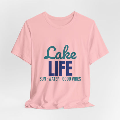 Lake Life Sun Water Good Vibes Shirt, Lake Life T-Shirt, Lake House Gift