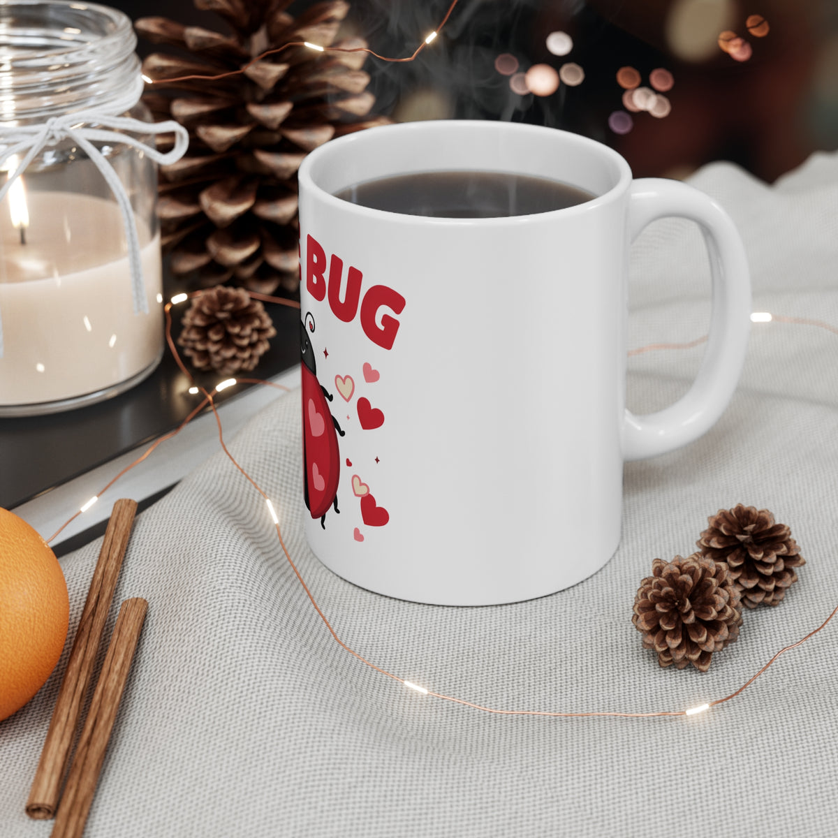 Love Bug Valentine Ladybug Mug