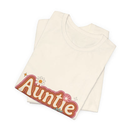 Auntie Est 2026 Shirt, Retro New Aunt T-Shirt, Pregnancy Announcement Gift for Aunt