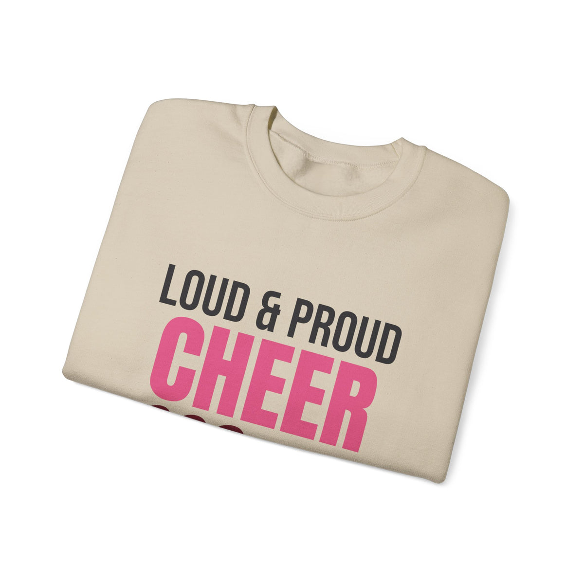 Loud and Proud Cheer Mom Sweatshirt, Cheer Mom Crewneck