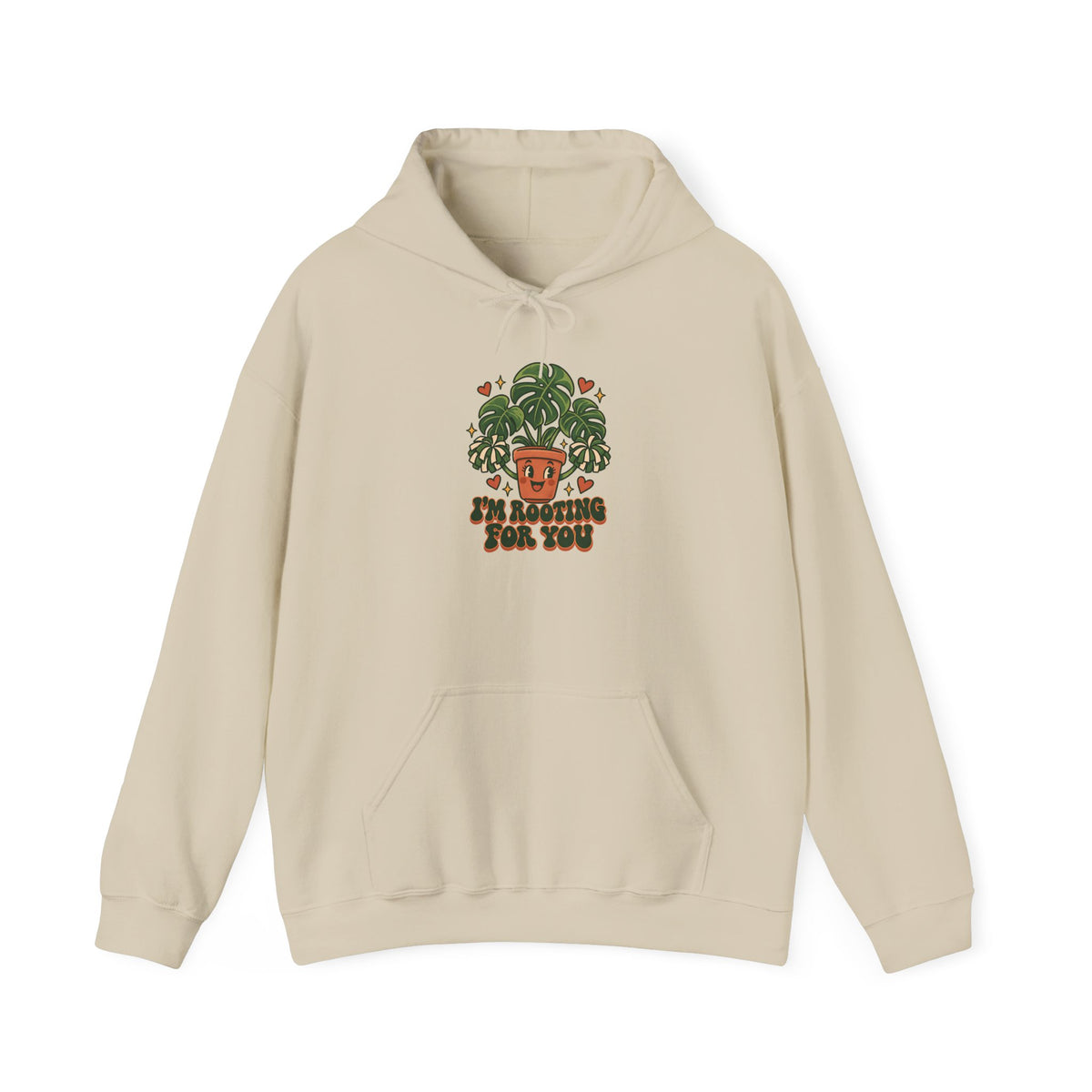 I'm Rooting for You Plant Hoodie, Plant Pun Hoodie