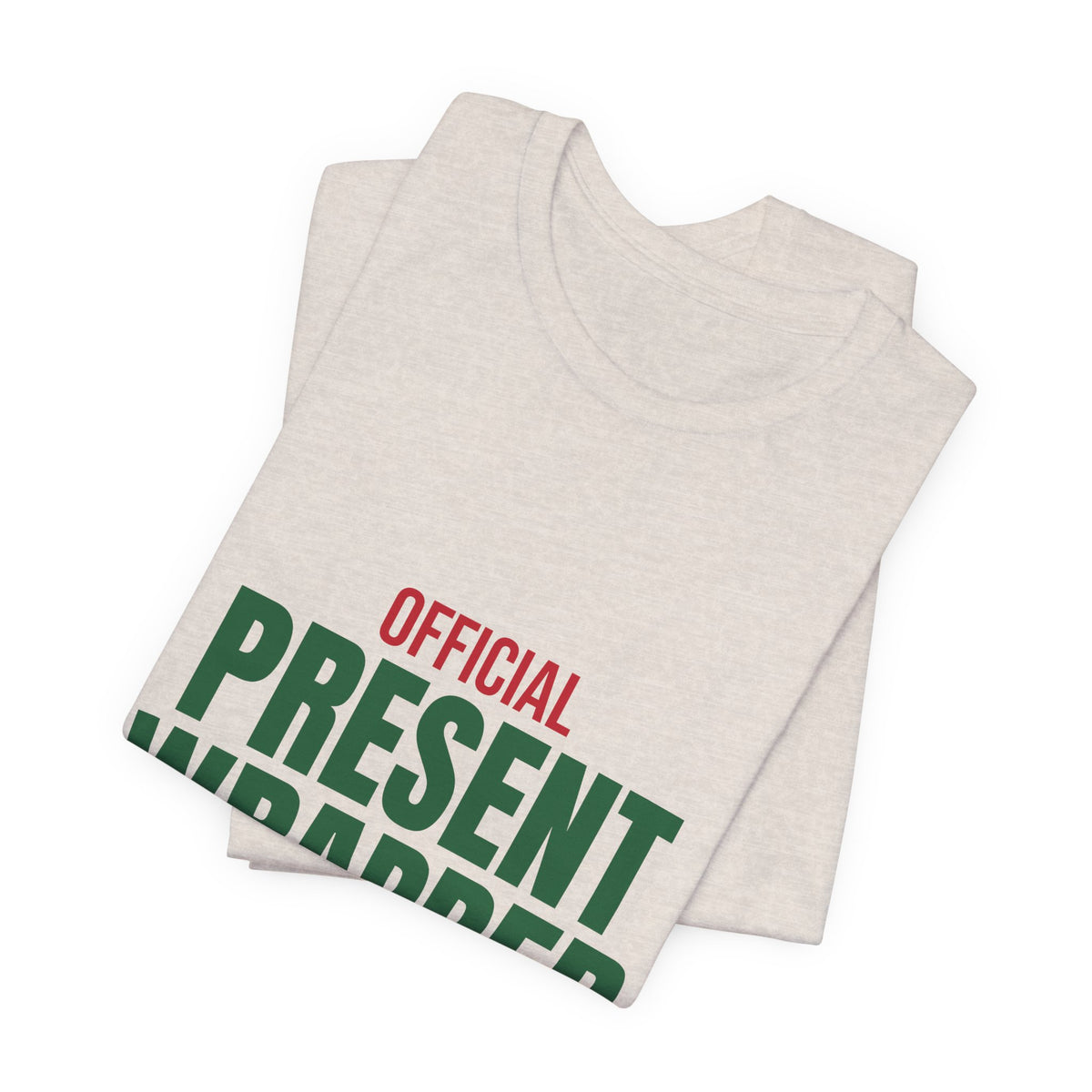 Official Present Wrapper Shirt, Funny Christmas T-Shirt, Gift Wrapper Tee
