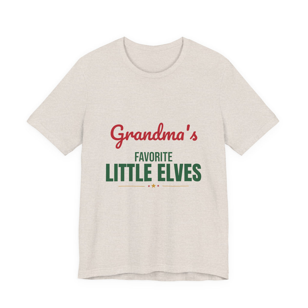 Grandma's Favorite Little Elves Shirt, Grandma Christmas T-Shirt, Nana Holiday Tee