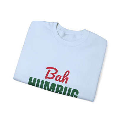 Bah Humbug Sweatshirt, Funny Grumpy Christmas Crewneck