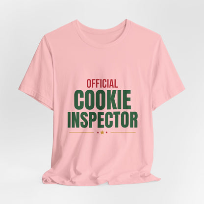 Official Cookie Inspector Shirt, Funny Christmas Baking T-Shirt