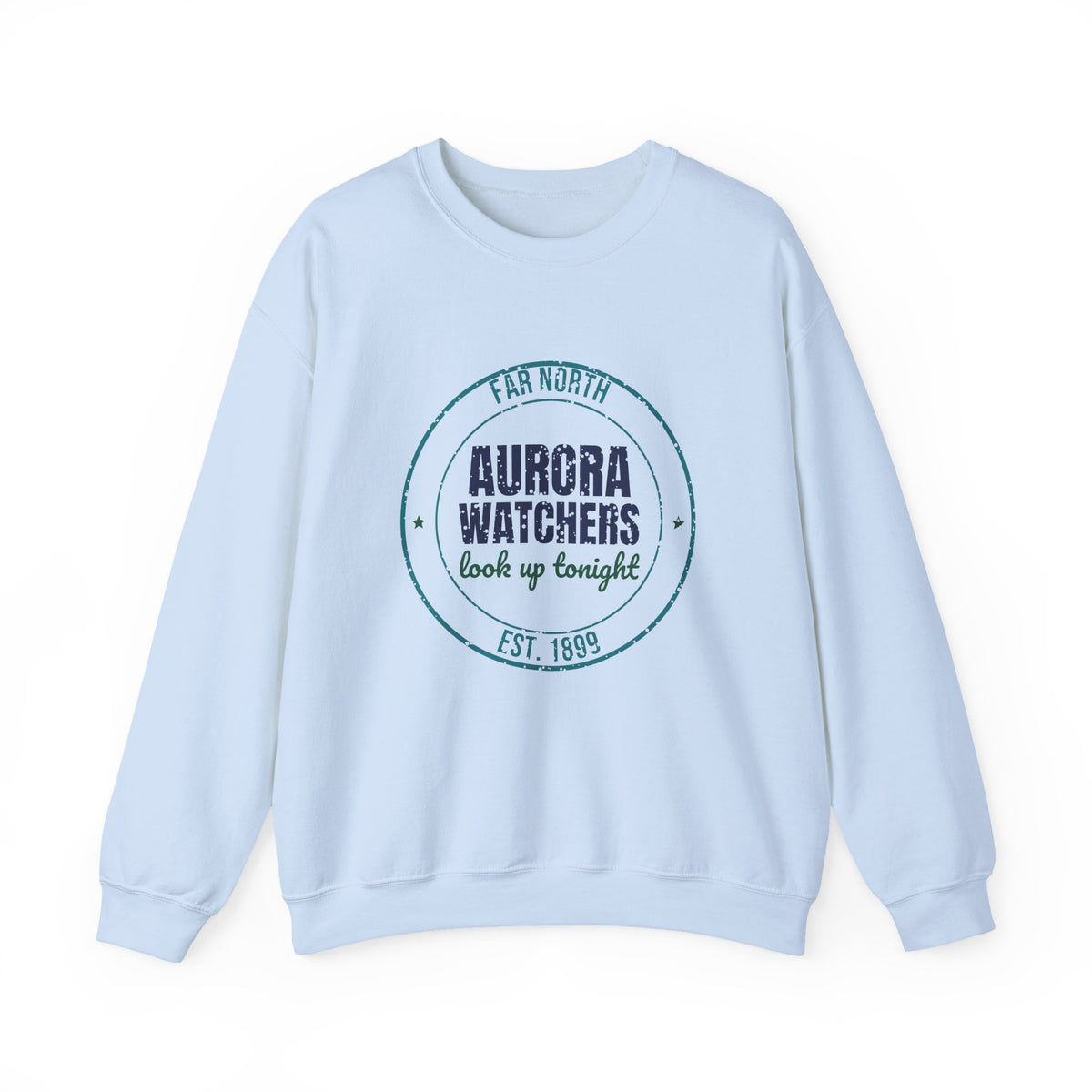 Far North Aurora Watchers Est. 1899 Sweatshirt, Vintage Winter Crewneck Sweatshirt