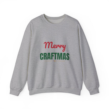 Merry Craftmas Sweatshirt, Crafter Christmas Crewneck