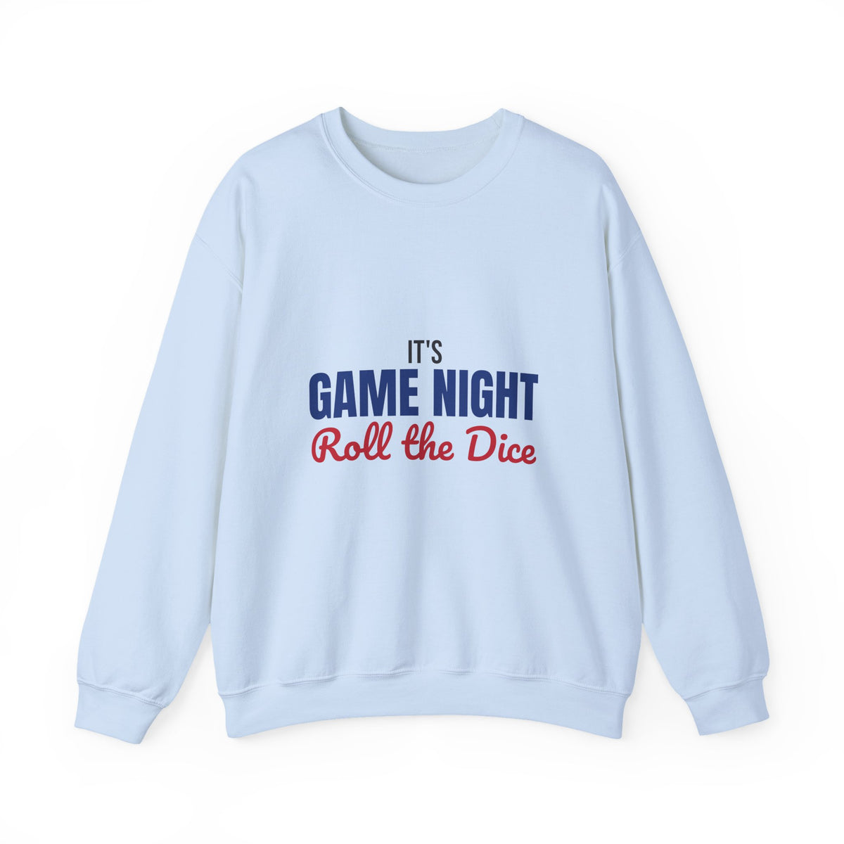 It's Game Night Roll the Dice Sweatshirt, Game Night Crewneck Sweatshirt