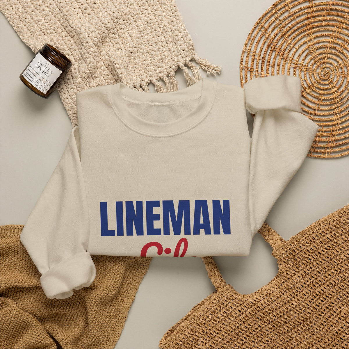 Lineman Life Working High So You Have Power Sweatshirt, Lineman Crewneck Sweatshirt
