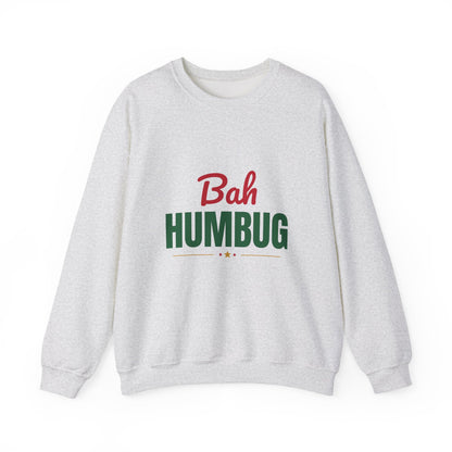 Bah Humbug Sweatshirt, Funny Grumpy Christmas Crewneck