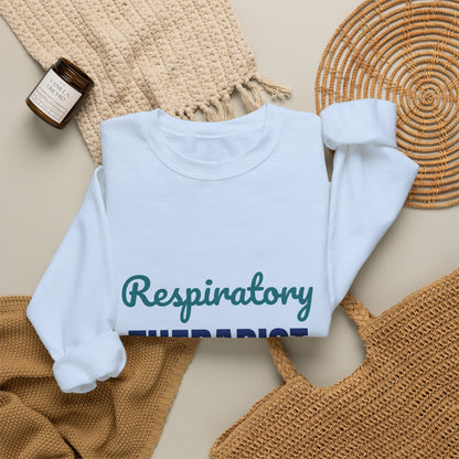 Respiratory Therapist Helping You Breathe Easy Sweatshirt, RT Crewneck Sweatshirt, Respiratory Therapy