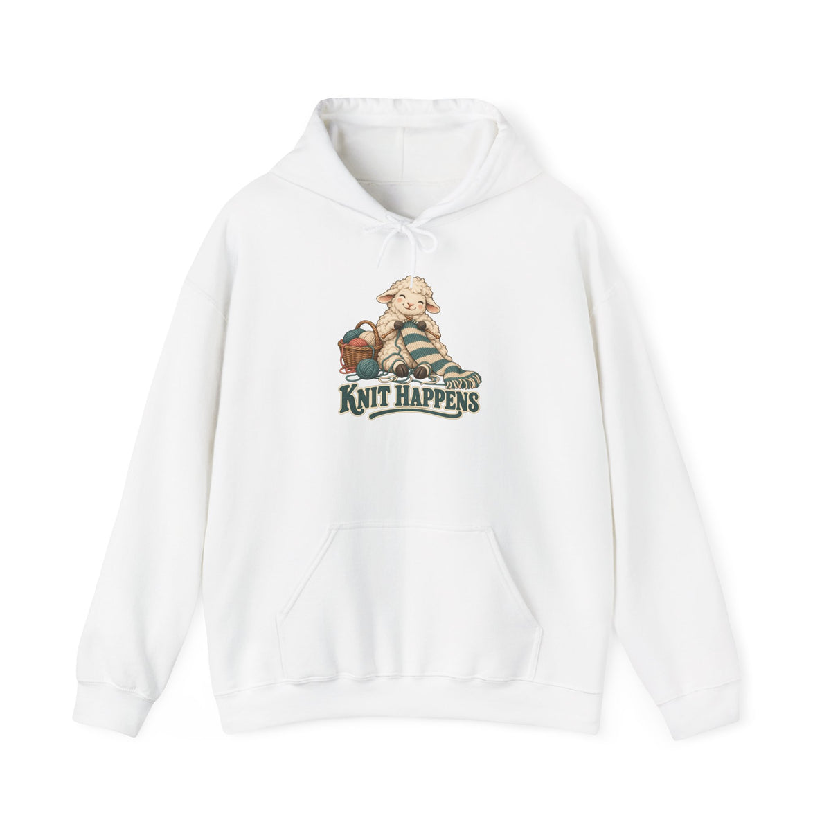 Knit Happens Knitting Sheep Hoodie, Knitting Sheep Hoodie