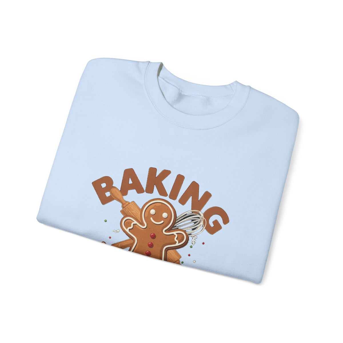Baking Spirits Bright Sweatshirt, Christmas Baking Crewneck, Gift for Bakers