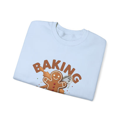Baking Spirits Bright Sweatshirt, Christmas Baking Crewneck, Gift for Bakers