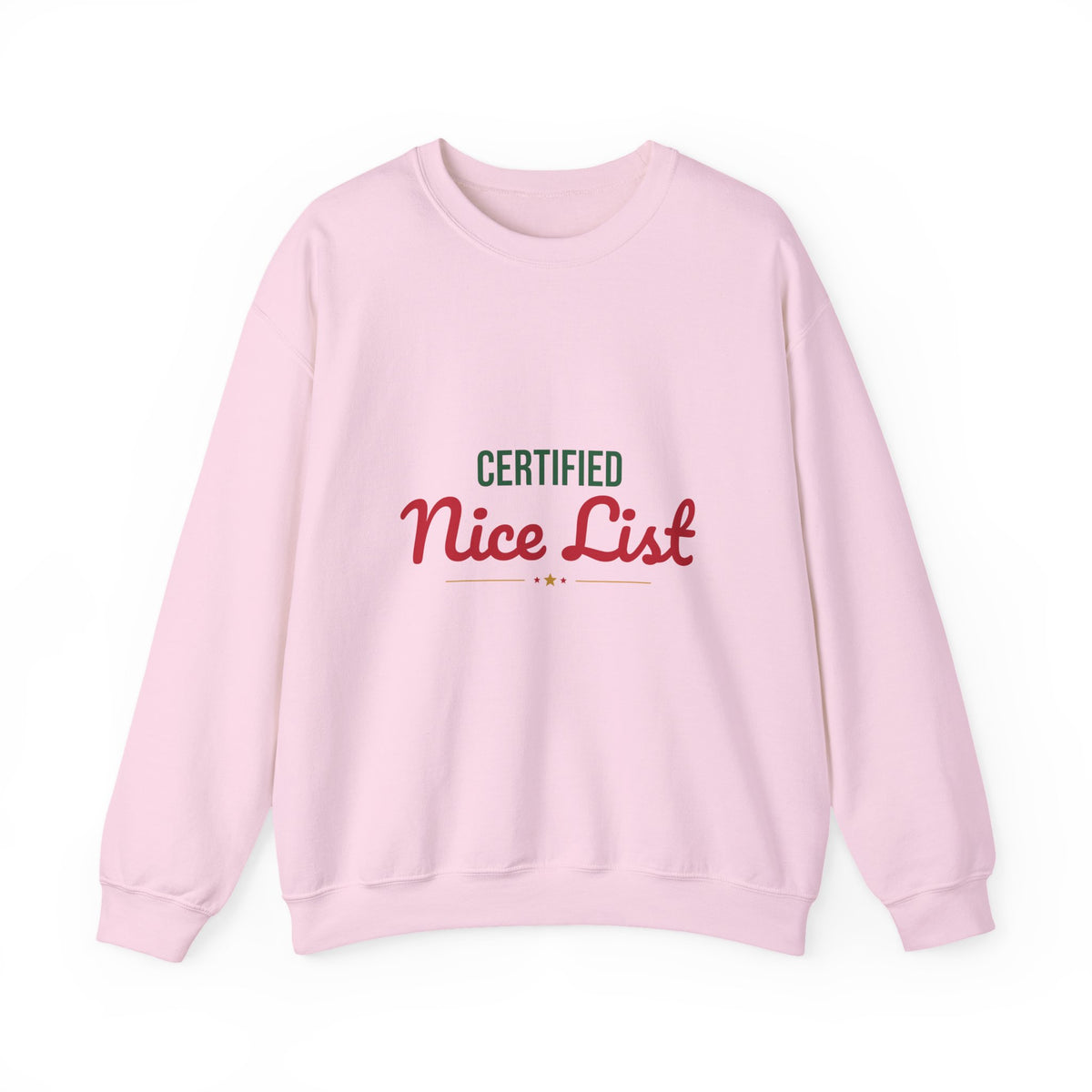 Certified Nice List Sweatshirt, Christmas Crewneck, Nice List Sweatshirt