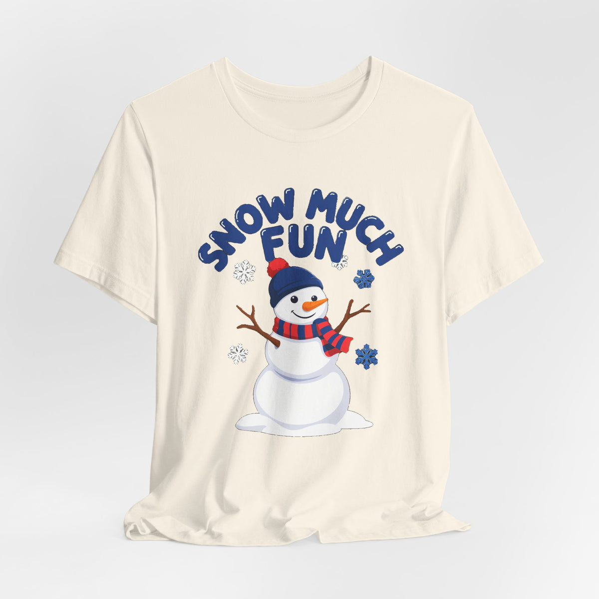 Snow Much Fun Shirt, Snowman Winter T-Shirt, Cute Snow Day Tee