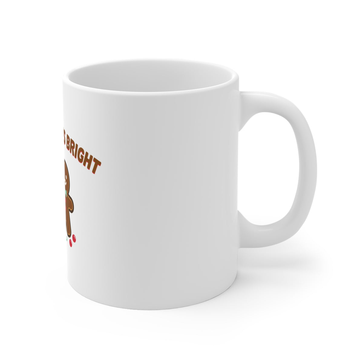 Baking Spirits Bright Gingerbread Family Mug