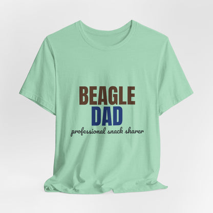Beagle Dad Professional Snack Sharer Shirt, Beagle Dad T-Shirt, Beagle Lover Gift