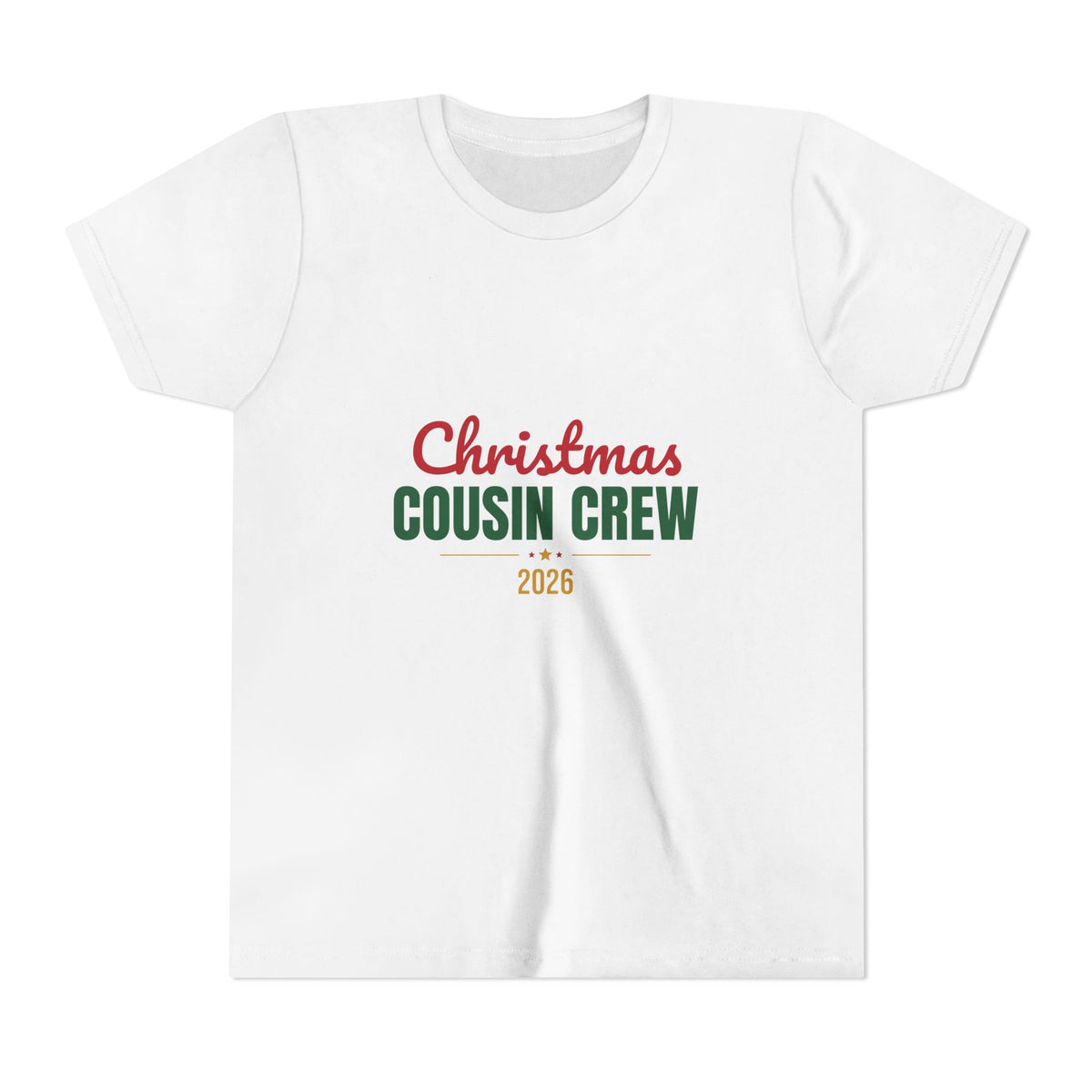 Christmas Cousin Crew 2026 Kids Shirt