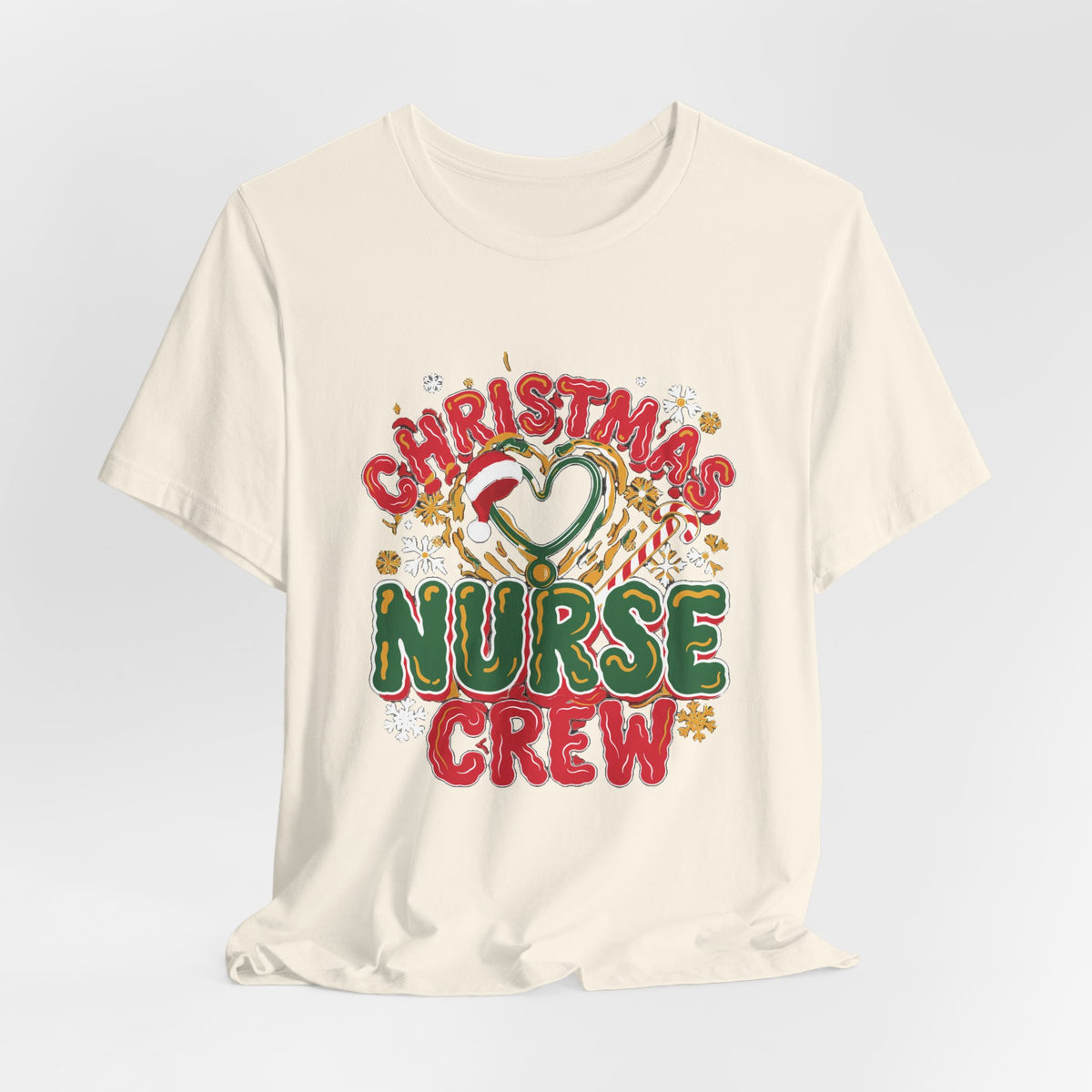 Christmas Nurse Crew Shirt, Retro Nurse Christmas T-Shirt, Holiday Gift for Nurses