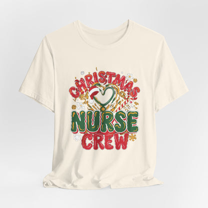 Christmas Nurse Crew Shirt, Retro Nurse Christmas T-Shirt, Holiday Gift for Nurses