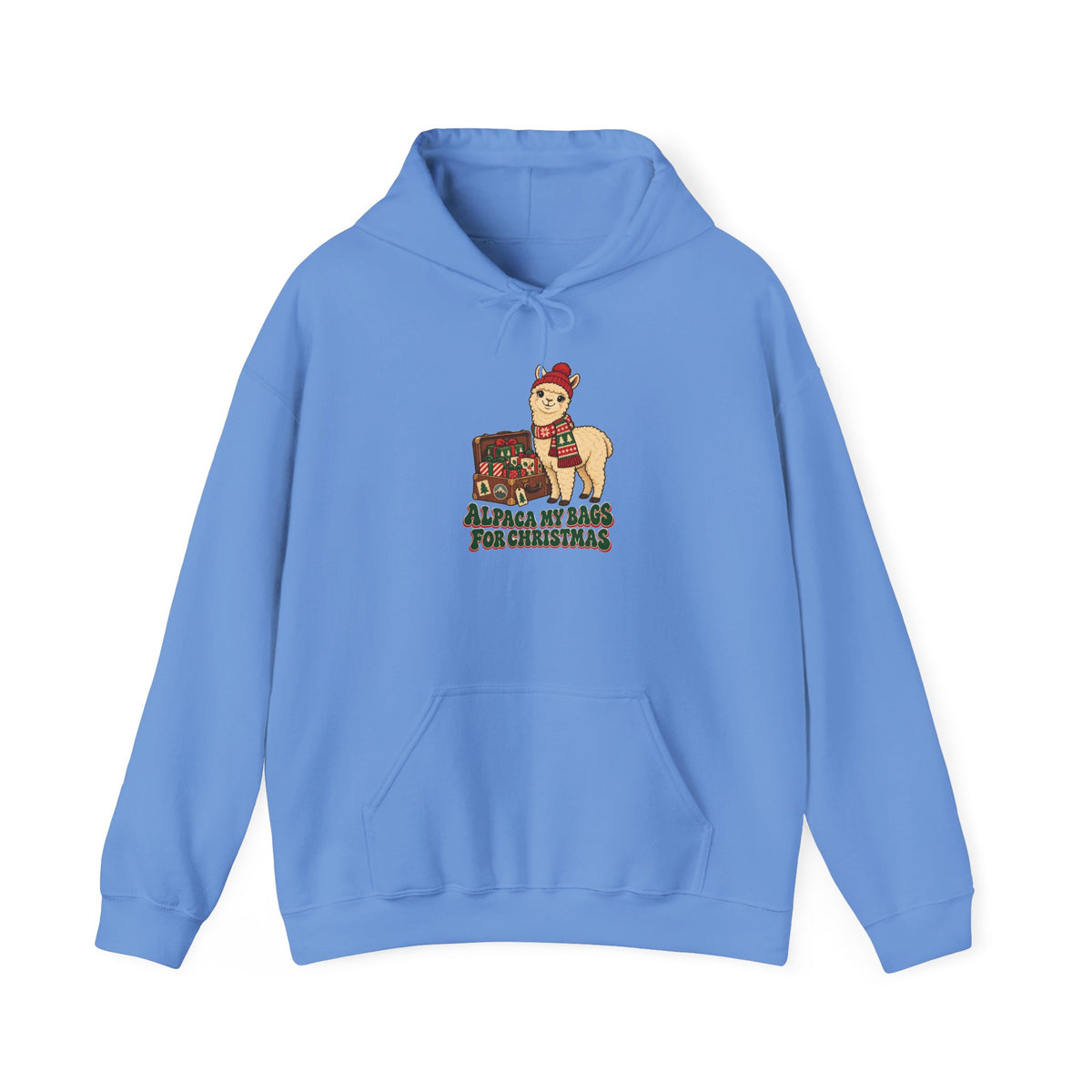 Alpaca My Bags for Christmas Hoodie, Alpaca Christmas Hoodie