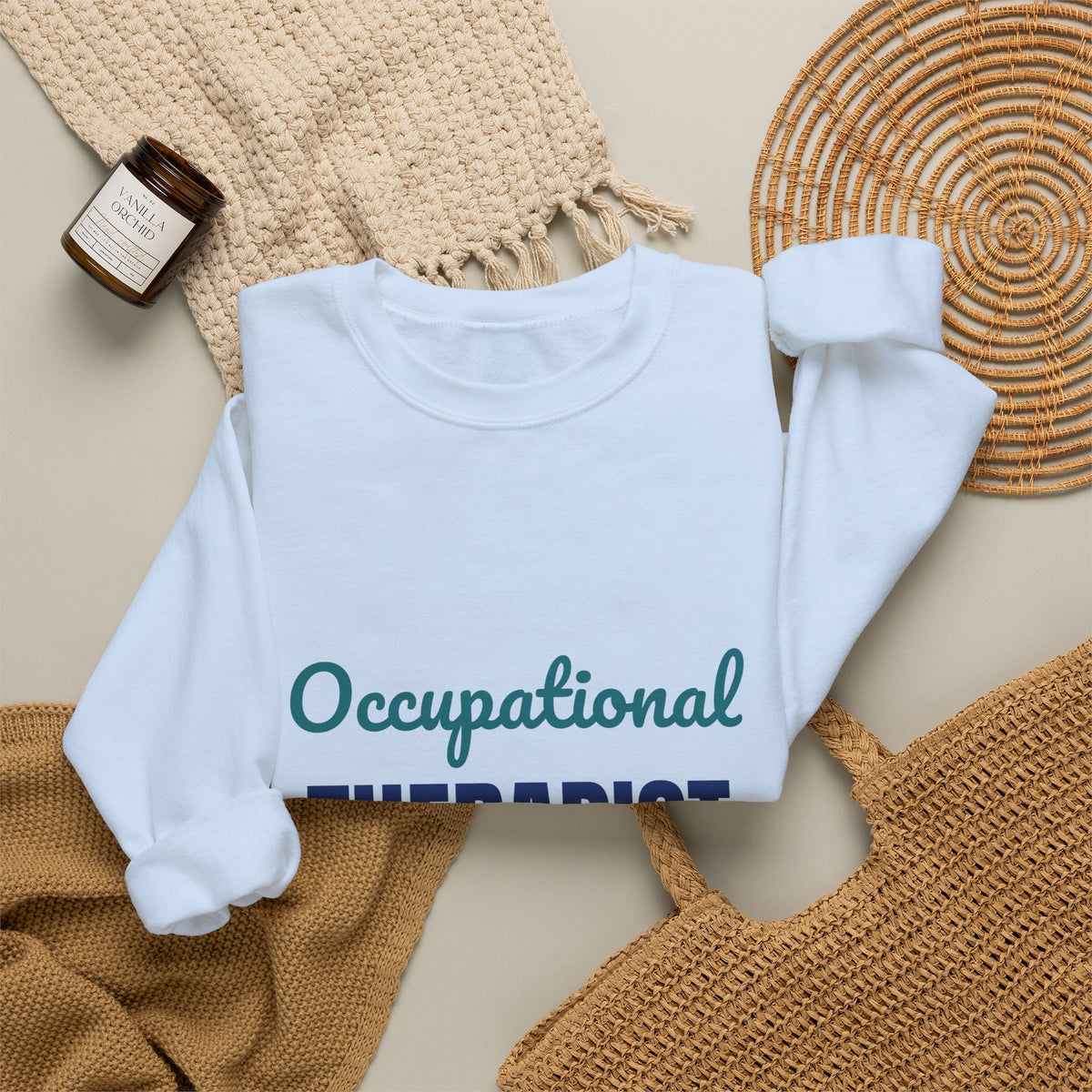 Occupational Therapist Helping Hands Every Day Sweatshirt, OT Crewneck Sweatshirt, Occupational Therapy