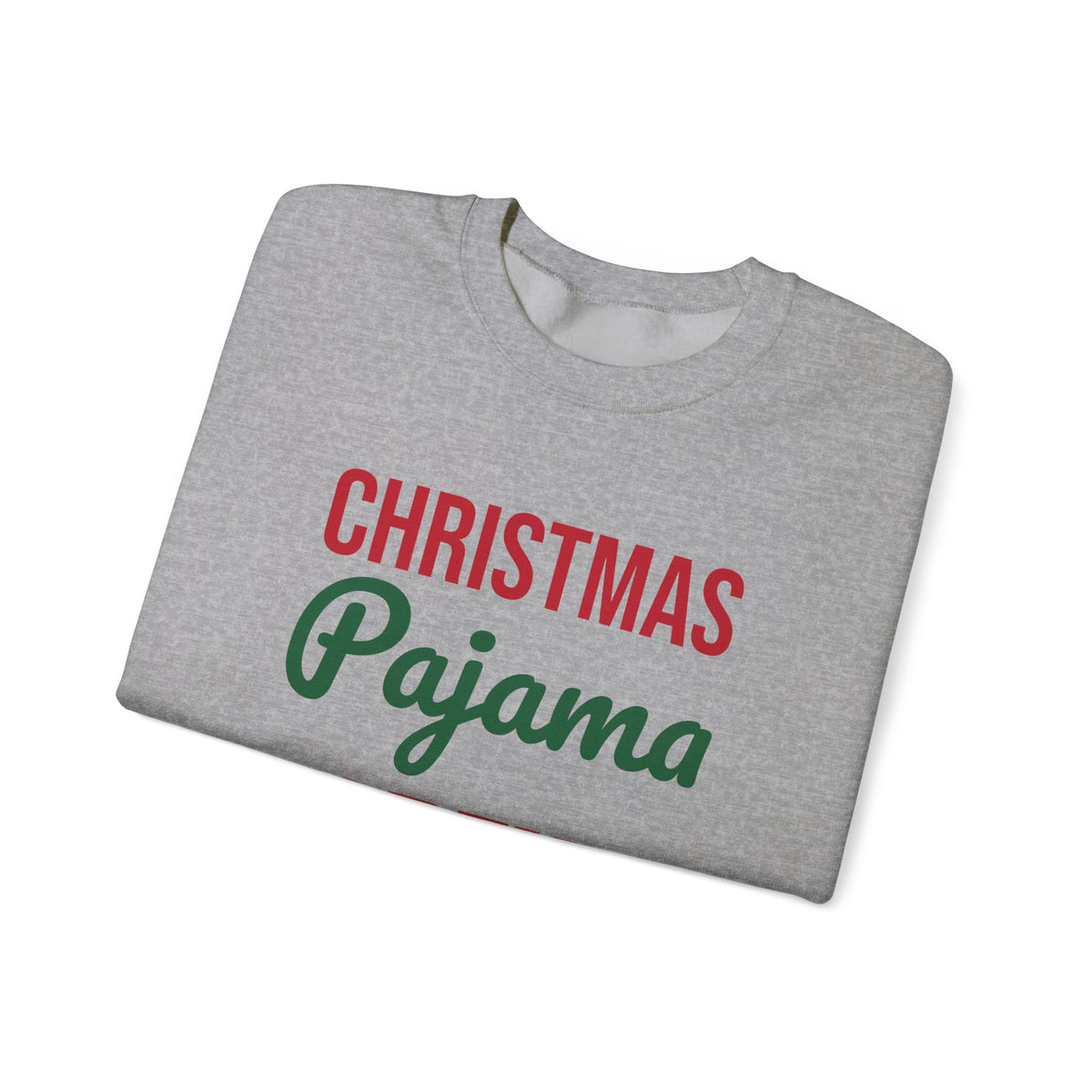 Christmas Pajama Crew Sweatshirt, Matching Family Christmas Crewneck