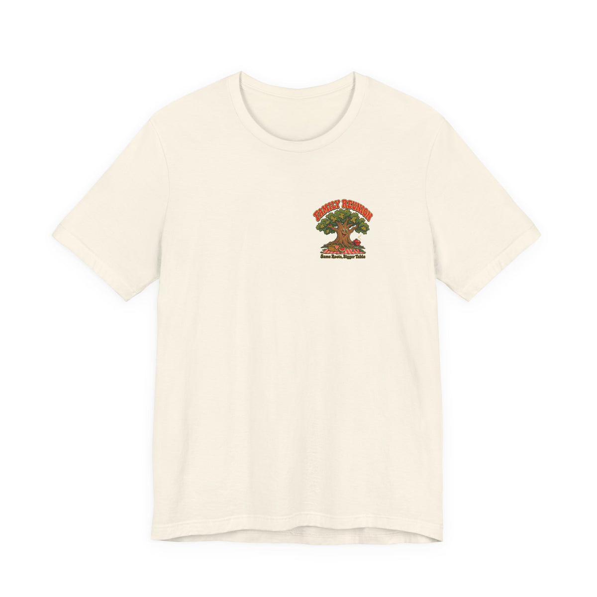 Family Reunion Same Roots Bigger Table Shirt, Front and Back Family Reunion T-Shirt, Matching Family Shirt