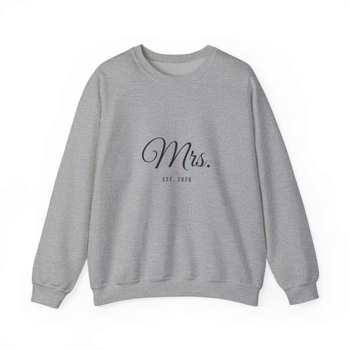 Mrs Est 2026 Sweatshirt, Bride Crewneck, Bridal Shower and Honeymoon Gift